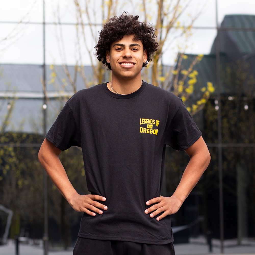 Legends of Oregon, Marcus Mariota, McKenzie SewOn, T-Shirt